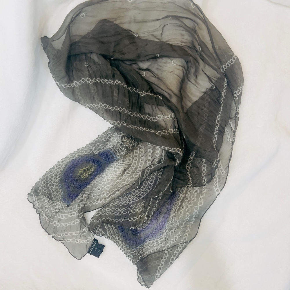 Eileen Fisher Sheer Silk Scarf